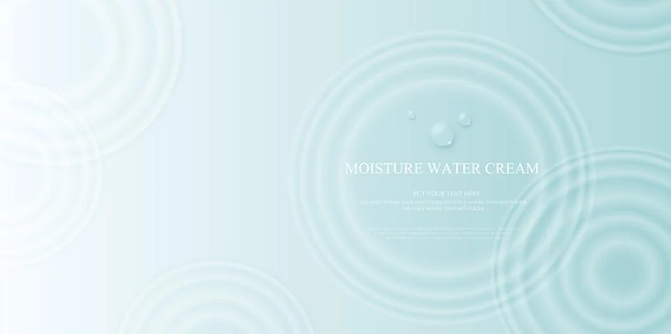 Splash water waves surface from drop isolated on transparent for cosmetic m.. Illustrazione stock