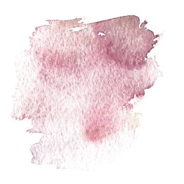 A splash of watercolors. An abstract patch of muted red. Vector イラスト素材