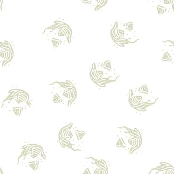 Splash watermelon glyph seamless pattern Stock Illustration