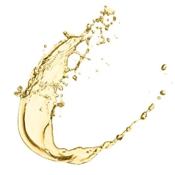 Splash of white wine Foto stock