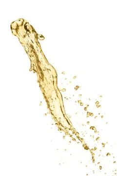 Splash of white wine Stock Photos