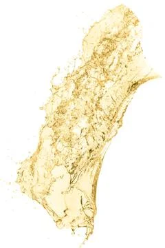 Splash of white wine Stock Photos