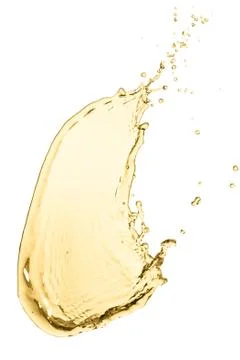 Splash of white wine Stock Photos