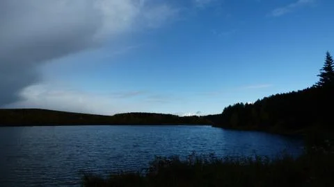 Splashed blue Stock Photos