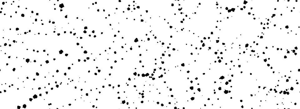 Splashed dots seamless background. Distressed sprinkled paint drops texture Stock Illustration