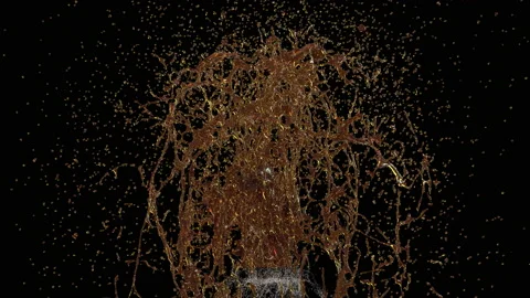 Splashed water Video stock 149505279