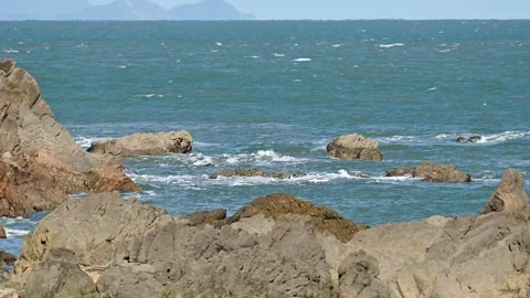 Splashed wave in slow motion Stock-Footage 285466662