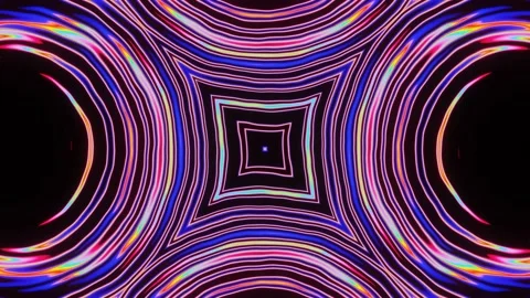 Splashes of abstract multi-colored background VJ Loop Stock-Footage 173619690