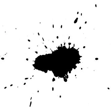 Splashes in abstract shape . vector illustration isolated Stock Illustration