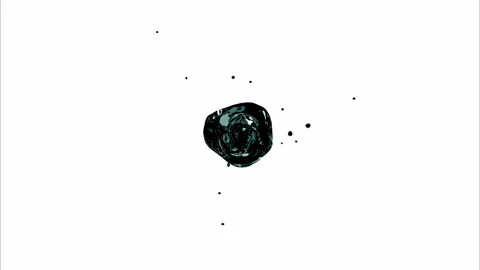 Splashes and movement of liquid, splashes, shine and volume Video stock 298344973