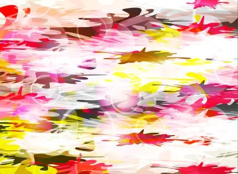 Splashes background Stock Illustration