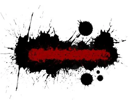 Splashes, banner, background Stock Illustration