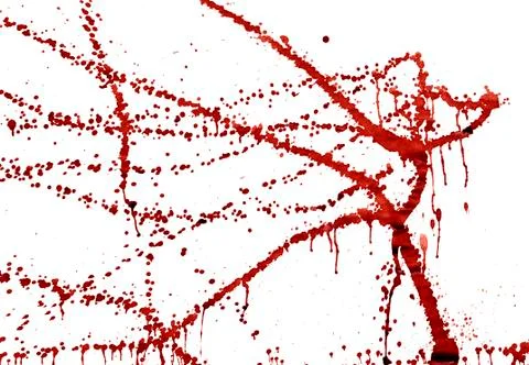 Splashes of blood Stock Photos