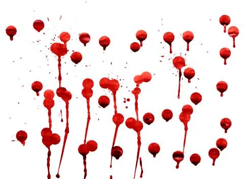 Splashes of blood Stock Photos