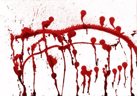 Splashes of blood Stock Photos