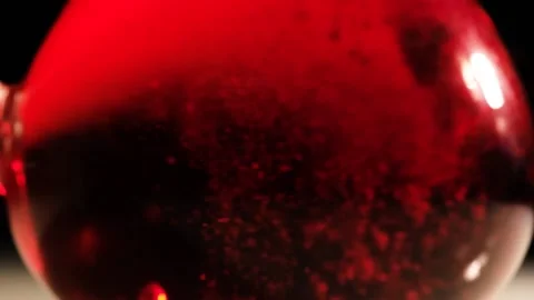 Splashes Of Blood Red Liquid 動画素材 186939837