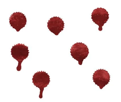 Splashes of blood red Stock Photos