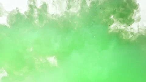 Splashes of bright green paint Video stock 166033556
