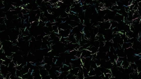 Splashes of color paint scatter across the screen. Stock Footage 108690677