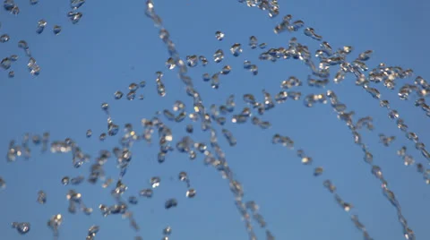 Splashes of a fountain Stock Footage 22566187