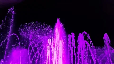 Splashes of a fountain Stock Footage 334216121