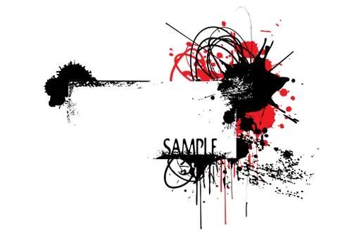 Splashes Illustrazione stock