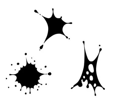 Splashes Stock Illustration