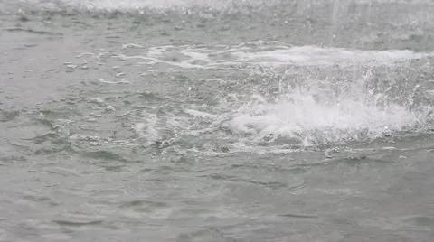Splashes of Jet fountain 스톡 동영상 49609522