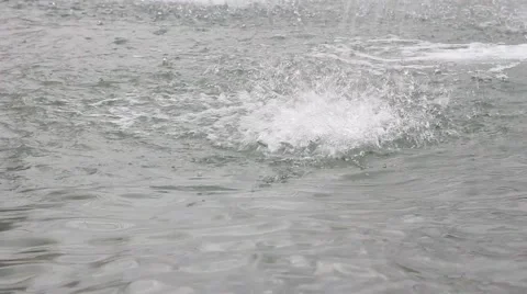 Splashes of Jet fountain 스톡 동영상 49610065