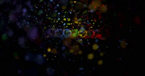 Splashes Of Multicolored Paint Stock Footage 170701371