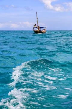 Splashes on ocean water Stock Photos