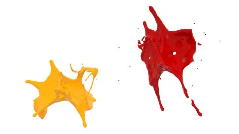 Splashes paint Stock Illustration