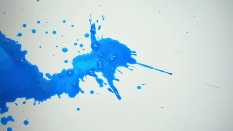 Splashes paints in slow motion Stock Footage 99749465