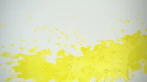 Splashes paints in slow motion Stock Footage 99749585