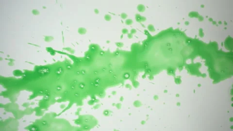 Splashes paints in slow motion Stock Footage 99749606