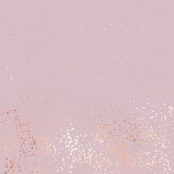 Splashes of rose gold. Vector texture Stock Illustration