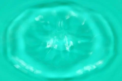 Splashes on the surface Stock Photos