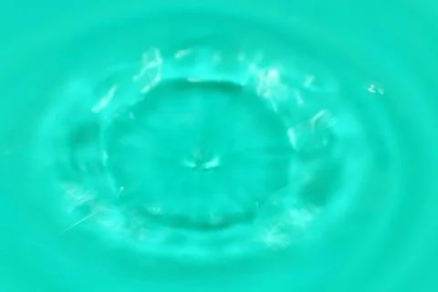 Splashes on the surface Stock Photos