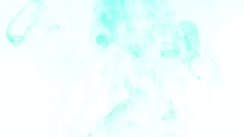 Splashes of turquoise color paint Video stock 165972989
