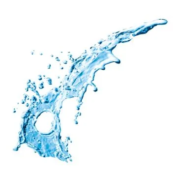 Splashes of water Stock Illustration