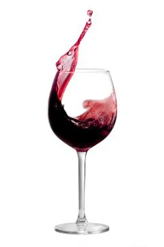 Splashing Bordeaux Stock Photos
