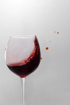 Splashing Bordeaux Stock Photos