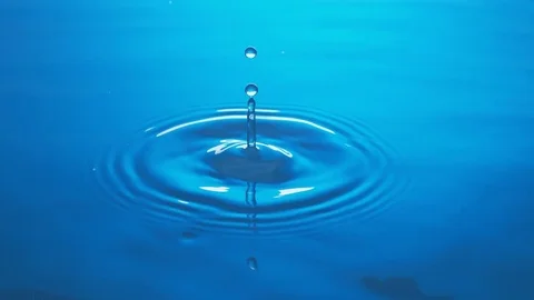 Splashing Drop Of Water Stock Footage 84081432