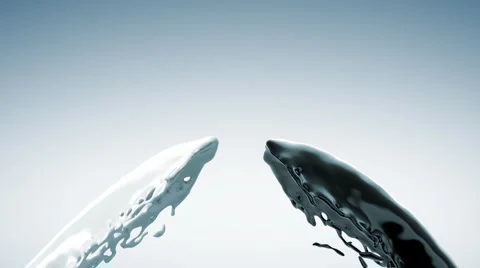 Splashing liquid Stock Footage