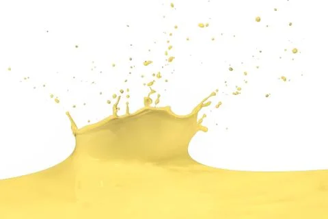 Splashing milk Stock Photos