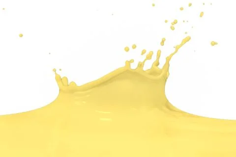 Splashing milk Stock Photos
