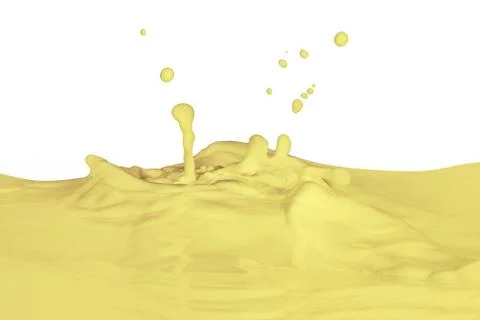Splashing milk Stock Photos