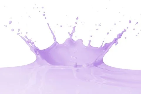 Splashing milk Stock Photos