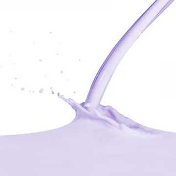 Splashing milk Stock Photos