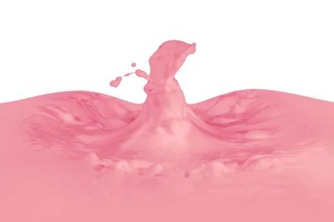 Splashing milk Stock-Fotos